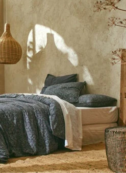 Taie D'oreiller Imprimé Fleuri En Lin Et Coton Biologique | Gris 11 Taie D'oreiller Imprimé Fleuri En Lin Et Coton Biologique | Gris -Intérieur Décoration Magasin 3347569