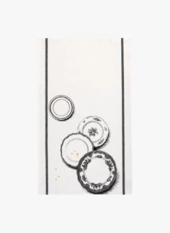 ARLETTE - Torchon Imprimé En Coton | Beige