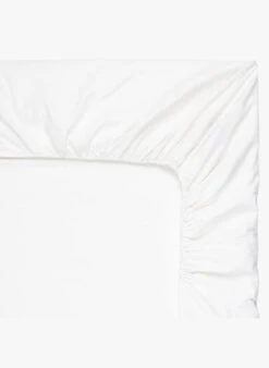 Drap-housse En Lin Et Coton Biologique | Blanc