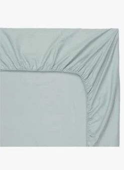 Intérieur Décoration Magasin 34 Drap-housse En Lin Et Coton Biologique | Bleu