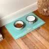 I'M THE QUEEN - Tapis De Gamelle Queen Pour Chien Et Chat | Bleu