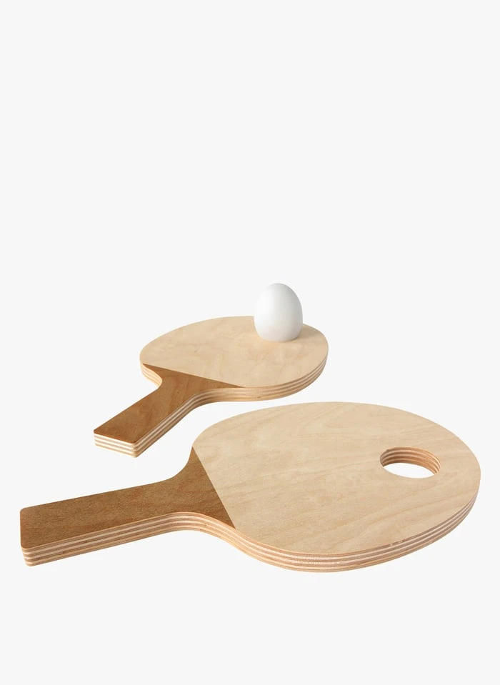 Coquetier-raquette | Marron 2 Coquetier-raquette | Marron – Image 2