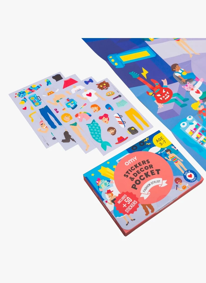 FASHION STYLIST - Poster + 50 Stickers | Multicolore 3 FASHION STYLIST - Poster + 50 Stickers | Multicolore – Image 3