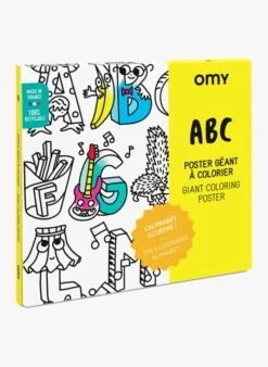 ABCD - Poster Géant à Colorier | Multicolore