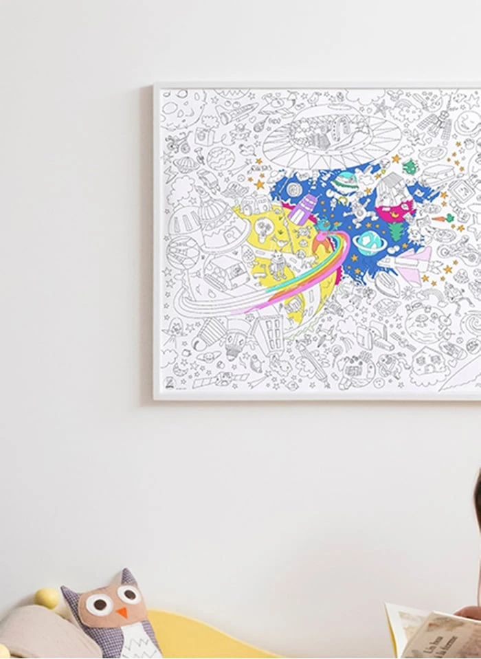 COSMOS - Poster Géant à Colorier | Multicolore 2 COSMOS - Poster Géant à Colorier | Multicolore – Image 2