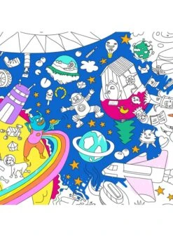 COSMOS - Poster Géant à Colorier | Multicolore 5 COSMOS - Poster Géant à Colorier | Multicolore -Intérieur Décoration Magasin 3410299