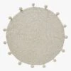 Bonton Tapis à Pompons En Coton | Beige