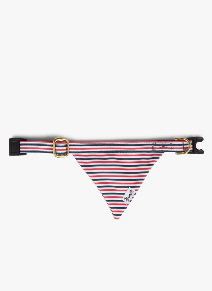 THE FRENCH BANBAN - Bandana Pour Chien à Rayures | Bleu 1 THE FRENCH BANBAN - Bandana Pour Chien à Rayures | Bleu