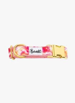 BANDIKINI - Collier Pour Chien Imprimé Tie And Dye | Rose