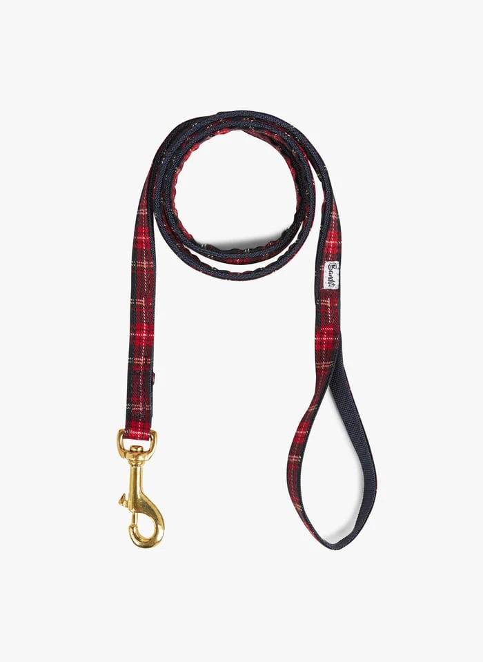 OH MY LORD - Laisse Pour Chien Motif Tartan | Bleu 2 OH MY LORD - Laisse Pour Chien Motif Tartan | Bleu – Image 2
