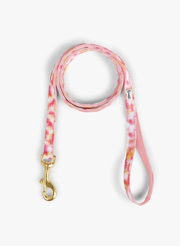 BANDIKINI - Laisse Chien Imprimé Tie And Dye | Rose 2 BANDIKINI - Laisse Chien Imprimé Tie And Dye | Rose – Image 2