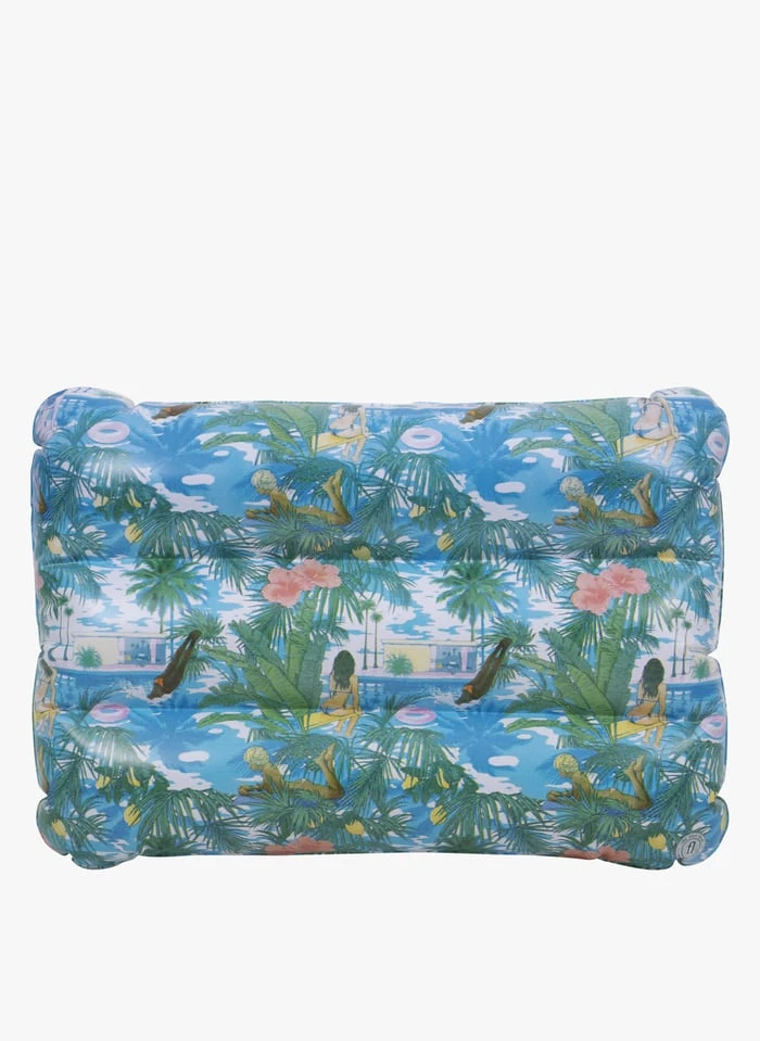 PALM SPRINGS - Coussin De Plage Gonflable | Bleu 1 PALM SPRINGS - Coussin De Plage Gonflable | Bleu