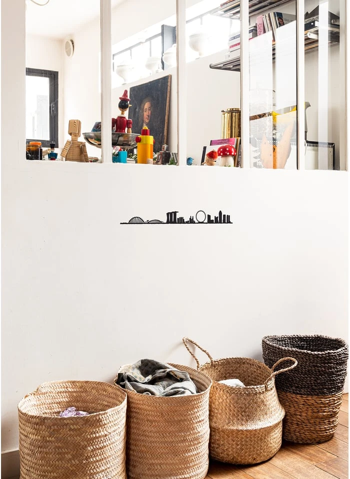 SINGAPORE - Décoration Murale | Noir 3 SINGAPORE - Décoration Murale | Noir – Image 3