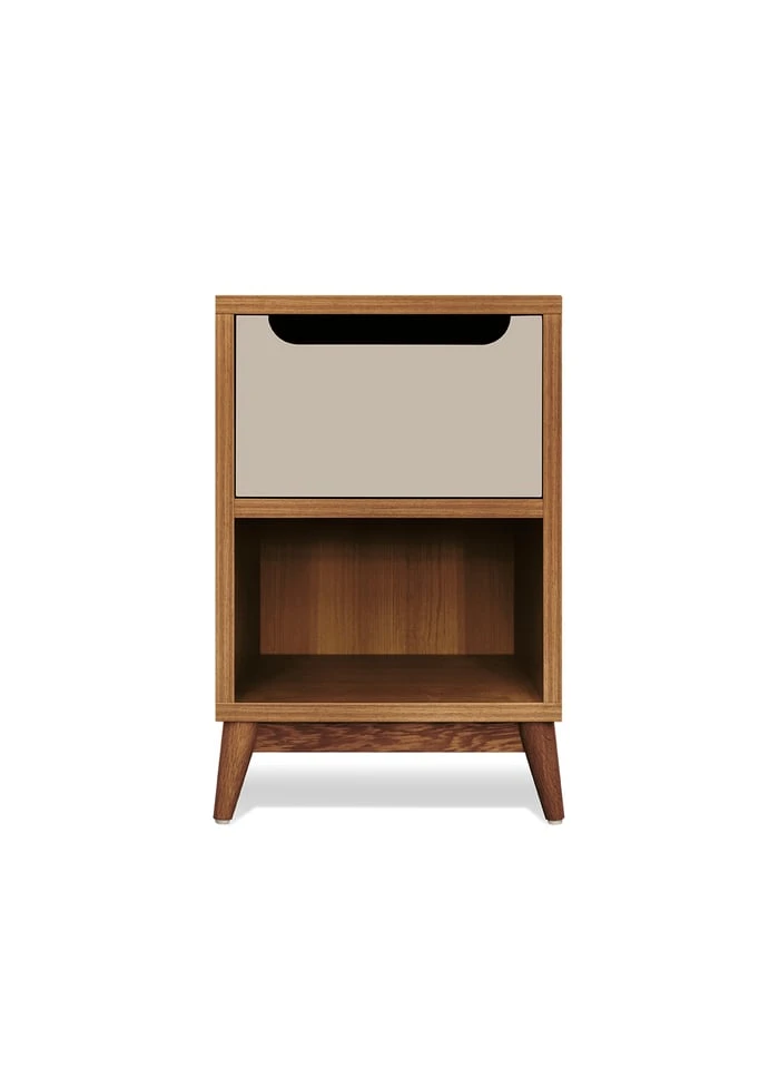 UNIK - Table De Chevet En Chene Miel | Beige 1 UNIK - Table De Chevet En Chene Miel | Beige