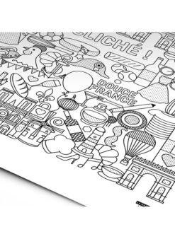 Affiche D'art Patrimoine Français 50 X 70 Cm | Blanc 6 Affiche D'art Patrimoine Français 50 X 70 Cm | Blanc -Intérieur Décoration Magasin 3913073