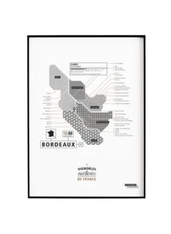 Affiche D'art Carte Des Vins | Blanc