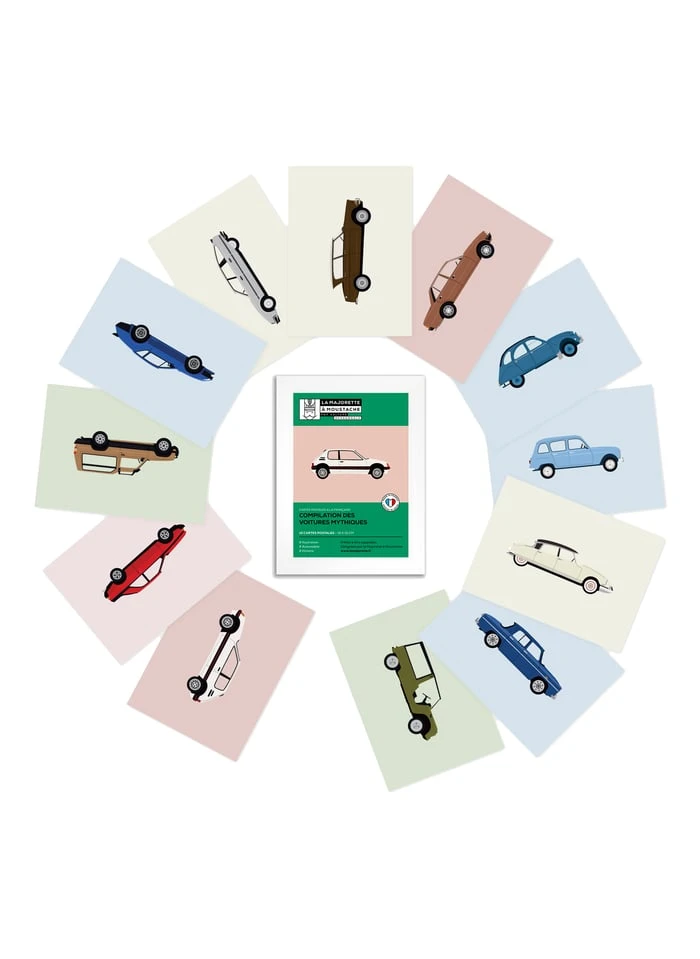 Etui 12 Cartes Postales - Patrimoine Français | Multicolore 1 Etui 12 Cartes Postales - Patrimoine Français | Multicolore