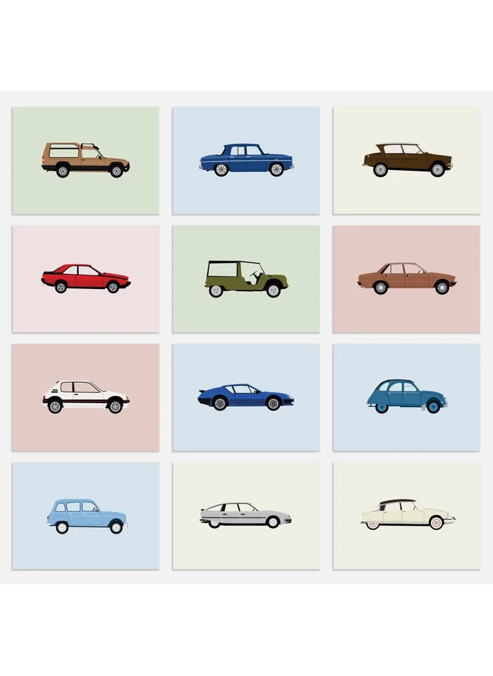 Etui 12 Cartes Postales - Patrimoine Français | Multicolore 4 Etui 12 Cartes Postales - Patrimoine Français | Multicolore – Image 4