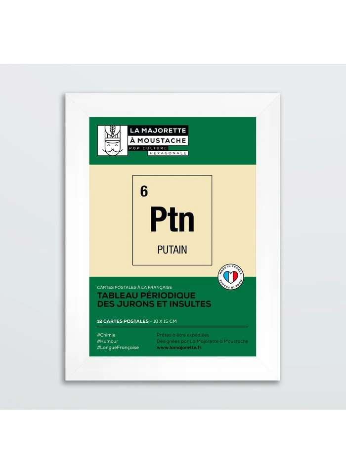 Etui 12 Cartes Postales - Jeux De Mots | Doré 2 Etui 12 Cartes Postales - Jeux De Mots | Doré – Image 2