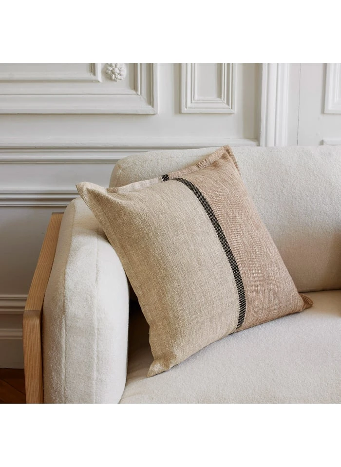 HARI - Housse De Coussin En Lin | Beige 2 HARI - Housse De Coussin En Lin | Beige – Image 2