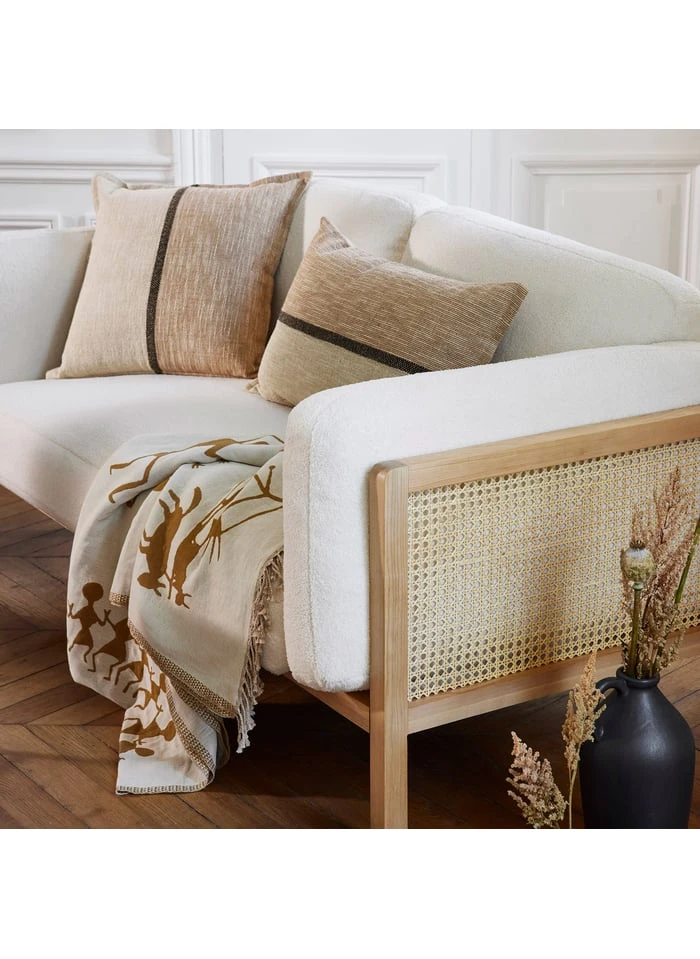 HARI - Housse De Coussin En Lin | Beige 3 HARI - Housse De Coussin En Lin | Beige – Image 3