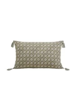 SATIA - Housse De Coussin En Lin | Vert