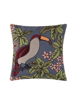 TUCANA - Housse De Coussin En Coton | Gris