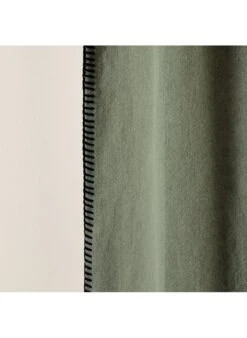 NINO - Rideau à Galon Fronceur | Vert -Intérieur Décoration Magasin 3961375