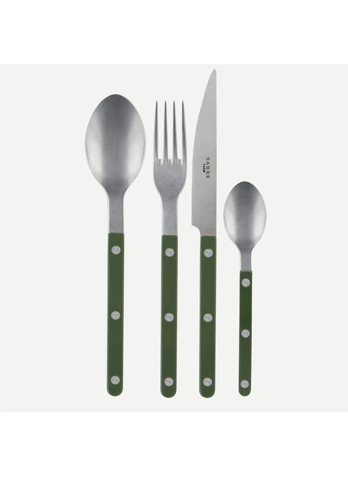 Sabre BISTROT VINTAGE UNI - MénagÃre 24 PiÃces | Vert 1 Sabre BISTROT VINTAGE UNI - MénagÃre 24 PiÃces | Vert