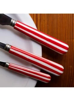 Sabre TRANSAT - Fourchette De Table | Rouge -Intérieur Décoration Magasin 3985694