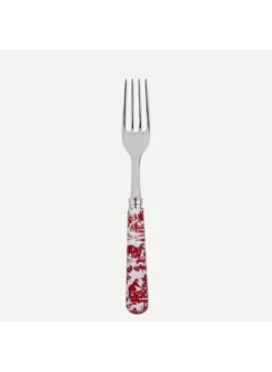 Sabre TOILE DE JOUY - Fourchette De Table | Rouge