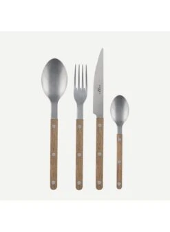 Sabre BISTROT VINTAGE TECK - MénagÃre 24 PiÃces | Marron