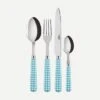 Sabre VICHY - Set De 4 Couverts De Table | Bleu