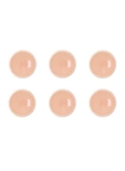 OXYGEN - Assiette 6 Pièces | Rose