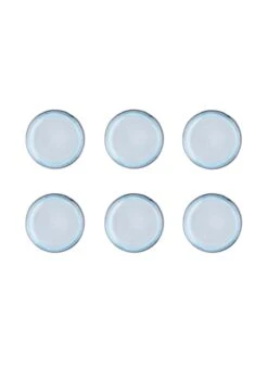 GENESIS - Assiette 6 Pièces | Bleu
