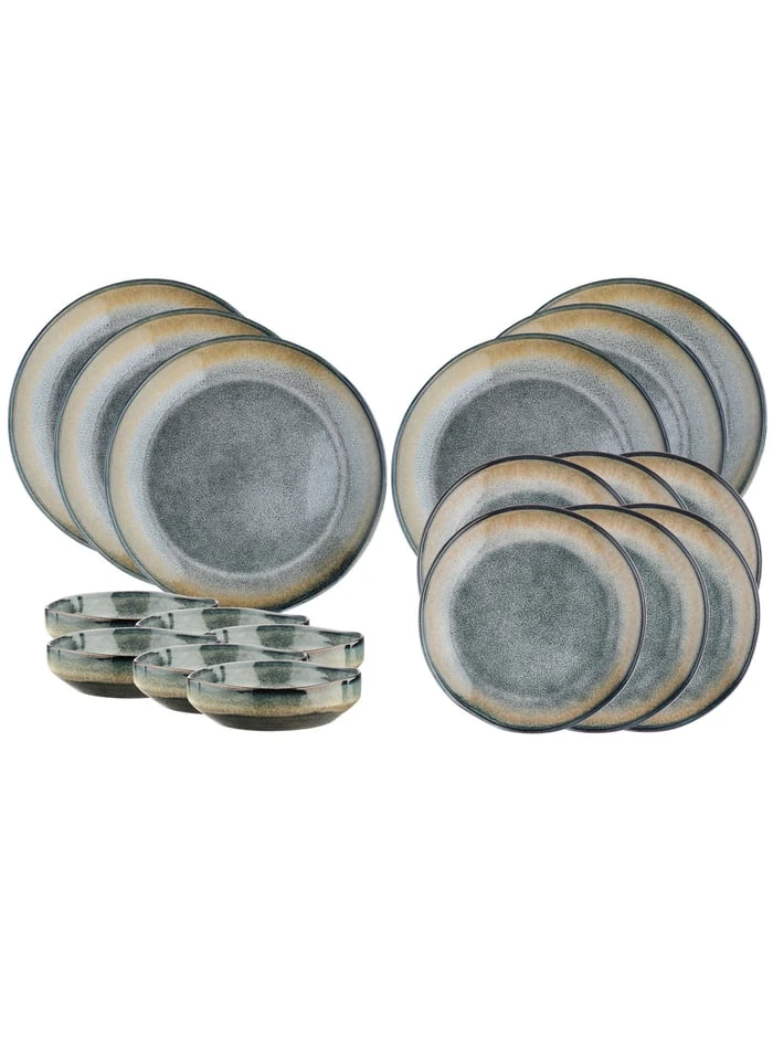 GENESIS - Service Les Essentiels 18 Pièces | Gris 1 GENESIS - Service Les Essentiels 18 Pièces | Gris