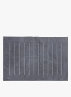 Tapis De Bain En Coton | Gris
