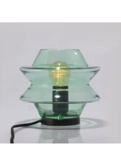 KATY - Lampe à Poser En Verre Soufflé Rose Blush | Vert 8 KATY - Lampe à Poser En Verre Soufflé Rose Blush | Vert -Intérieur Décoration Magasin 4046990