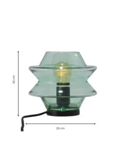 KATY - Lampe à Poser En Verre Soufflé Rose Blush | Vert 9 KATY - Lampe à Poser En Verre Soufflé Rose Blush | Vert -Intérieur Décoration Magasin 4049334