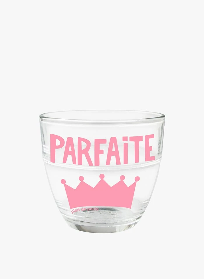 Verre à Message | Rose 1 Verre à Message | Rose