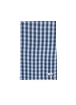 Torchon Imprimé Vichy En Coton | Bleu