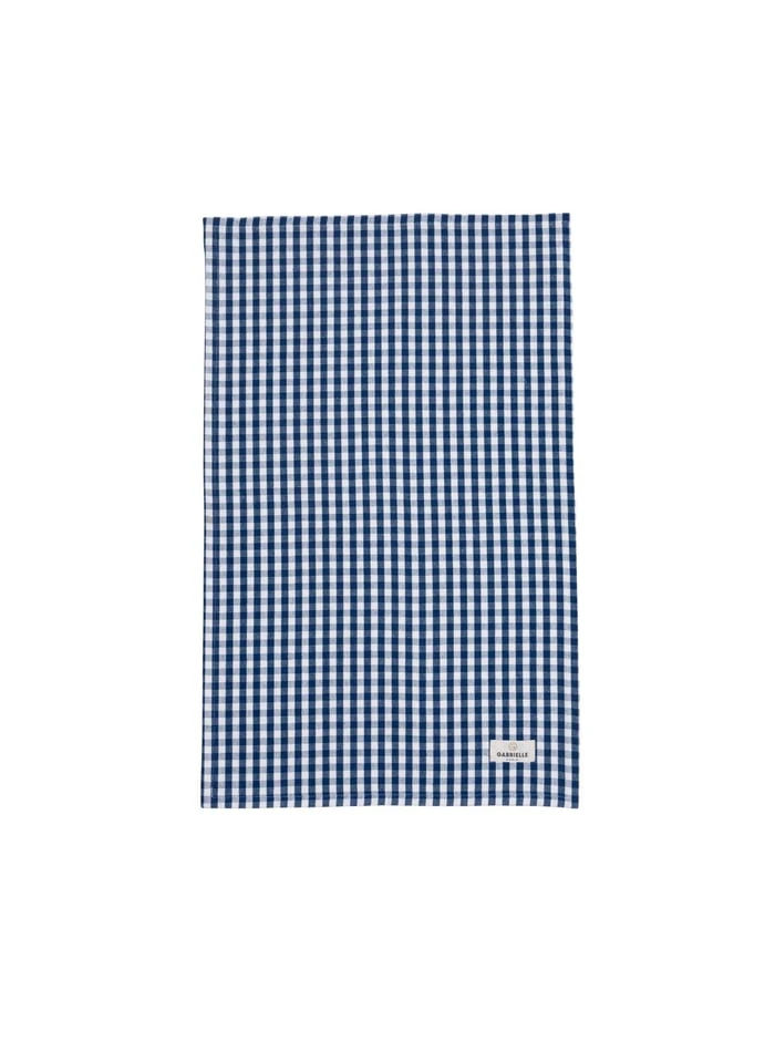 Torchon Imprimé Vichy En Coton | Bleu 1 Torchon Imprimé Vichy En Coton | Bleu