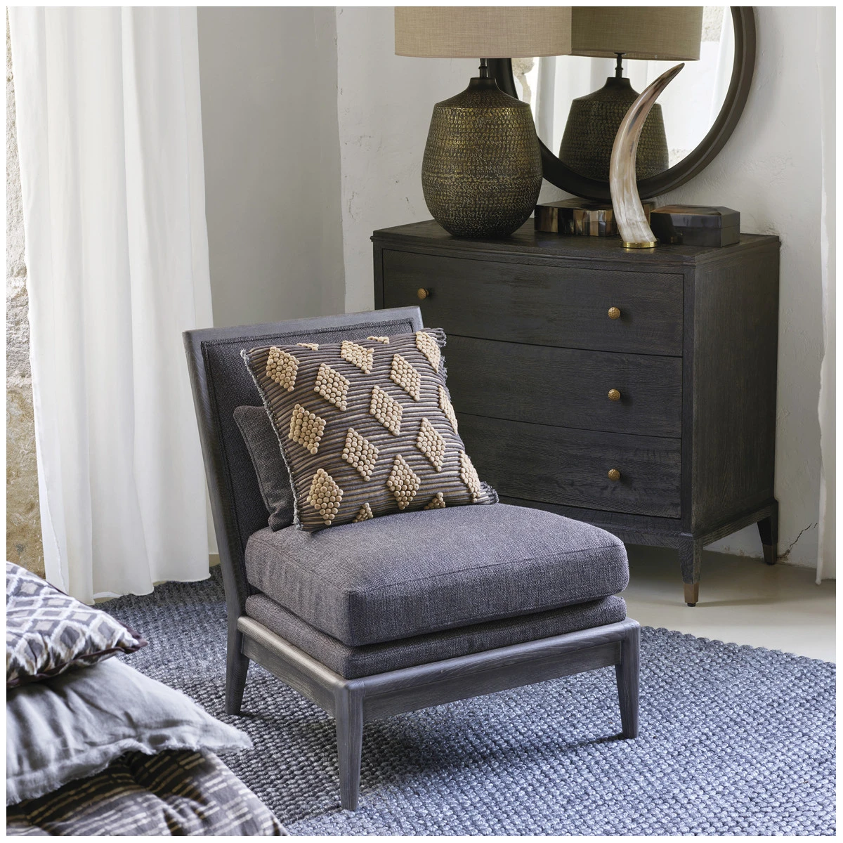 MILO - Fauteuil En Frêne | Gris 2 MILO - Fauteuil En Frêne | Gris – Image 2