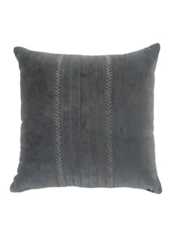 CLAIRE - Coussin En Velours De Coton | Gris