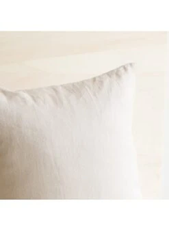 Housse De Coussin En Lin Lavé | Beige -Intérieur Décoration Magasin 4169543