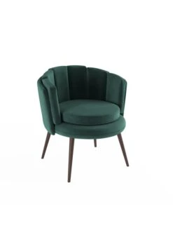 JILL - Jill - Fauteuil En Velours Ocre | Vert 9 JILL - Jill - Fauteuil En Velours Ocre | Vert -Intérieur Décoration Magasin 4171536