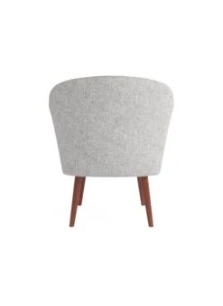 JANE - Jane - Petit Fauteuil De Salon En Velours Bordeaux | Gris -Intérieur Décoration Magasin 4171588