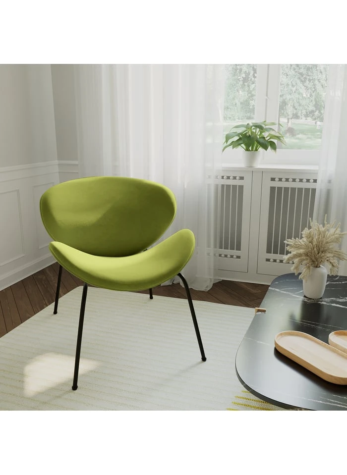 MALAGA - Malaga - Fauteuil Velours Vert Olive | Vert 2 MALAGA - Malaga - Fauteuil Velours Vert Olive | Vert – Image 2