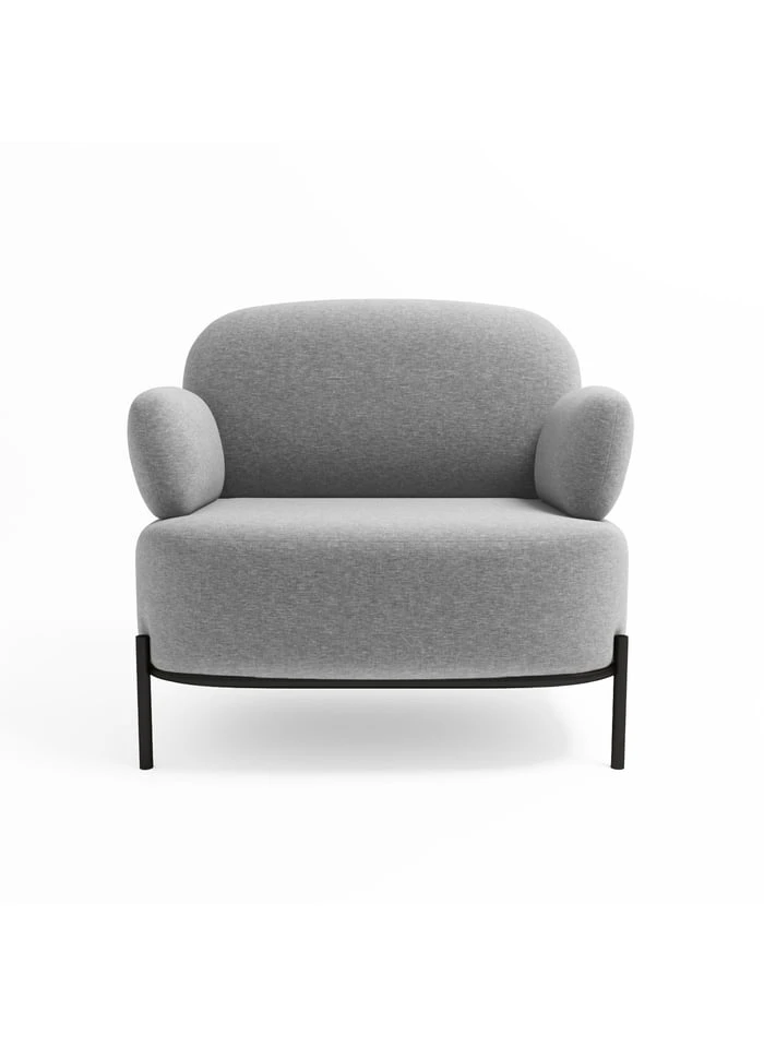 SIENNA - Sienna - Fauteuil En Tissu Gris Foncé | Gris 1 SIENNA - Sienna - Fauteuil En Tissu Gris Foncé | Gris
