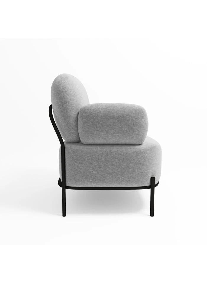 SIENNA - Sienna - Fauteuil En Tissu Gris Foncé | Gris 5 SIENNA - Sienna - Fauteuil En Tissu Gris Foncé | Gris – Image 5